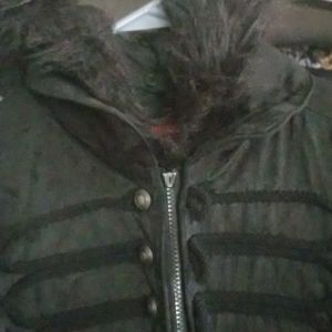 Tripp NYC Military style jacket with hood XXL